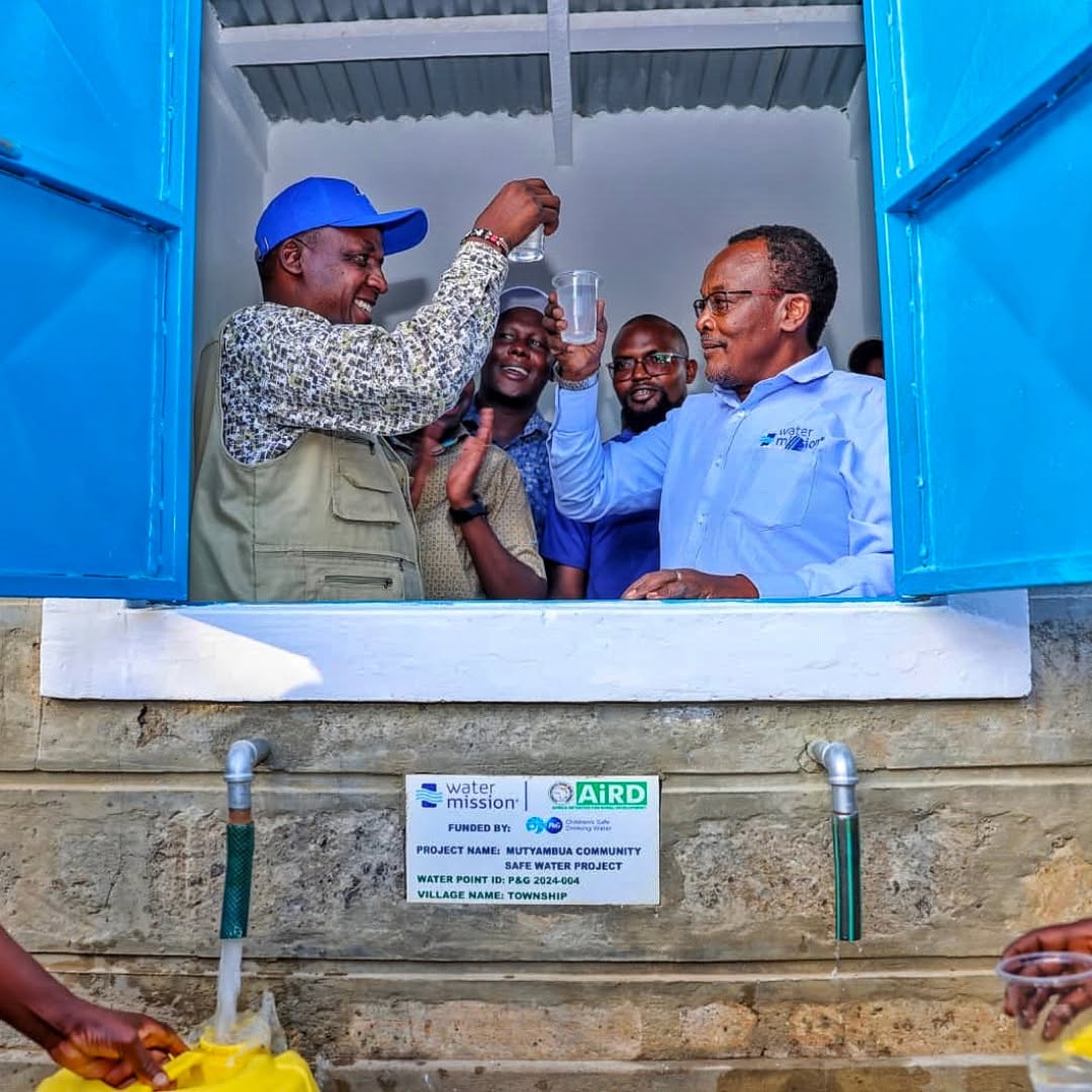 Toasting to safe water — Mutyambua