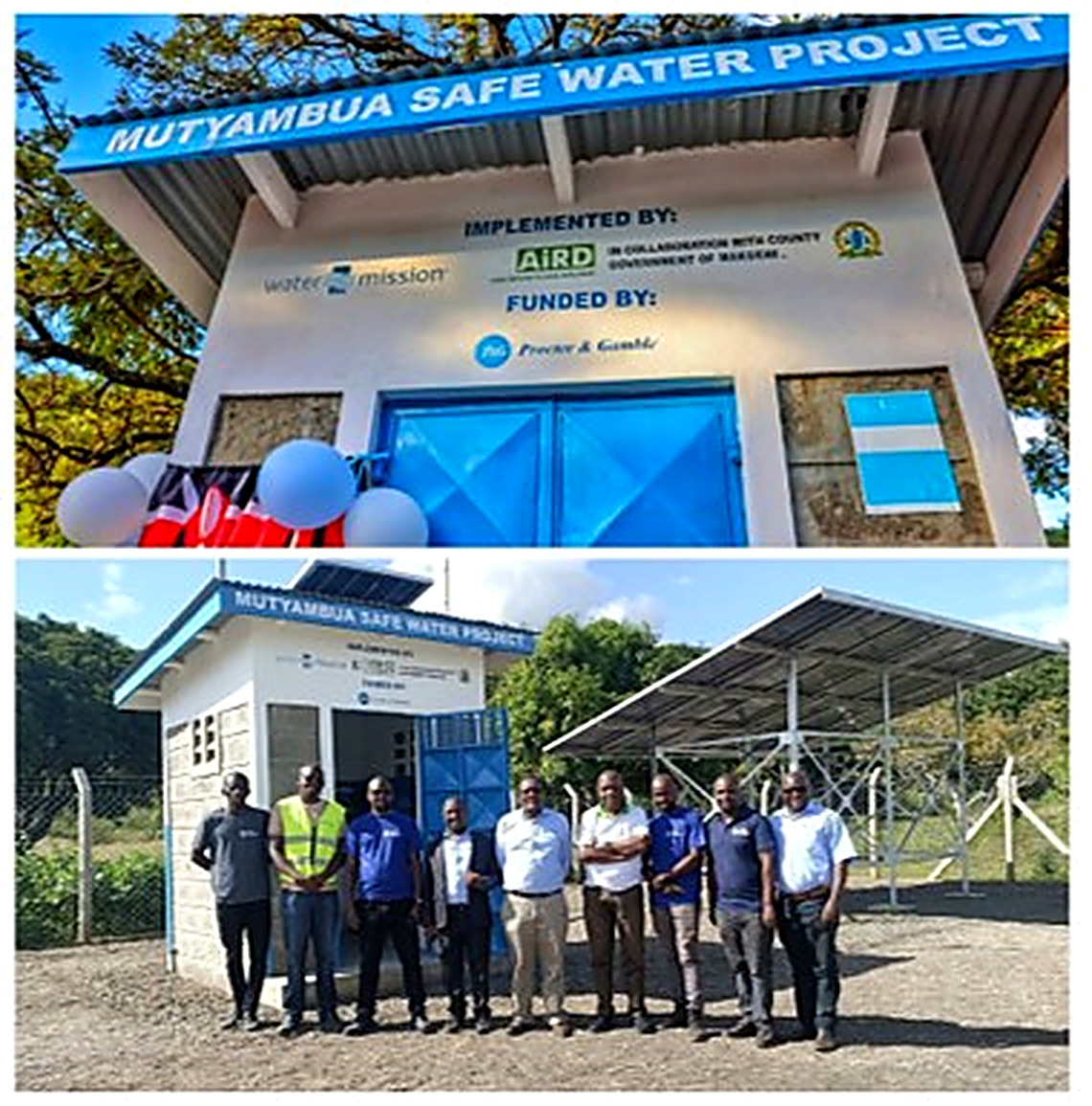 The commissioned Mutyambua Safe Water Project